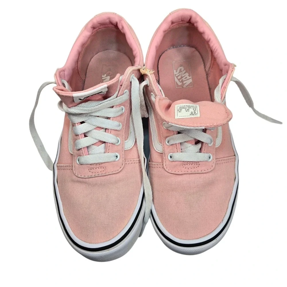 Vans Shoes Womens 6 Chalk Pink Old Skool Lace Up‎ Casual Skate Sneakers